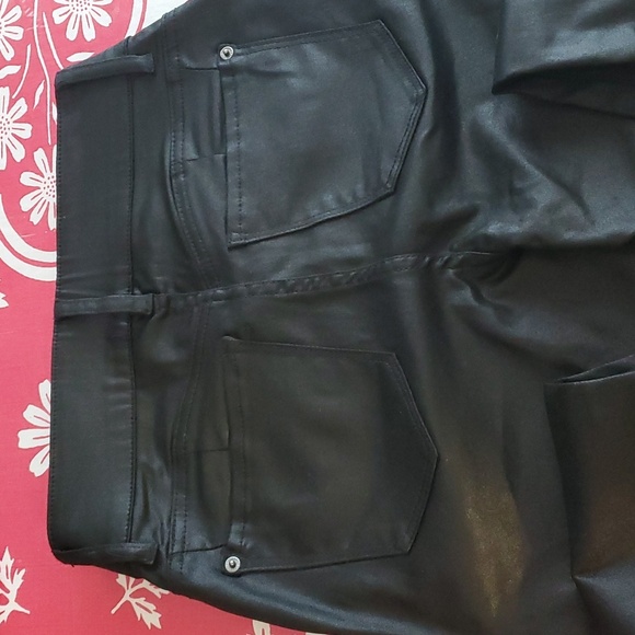 NY&C Mya Curvy High-waist faux leater jeans OUT OF STOCK!!! Sz 6 - Picture 8 of 14